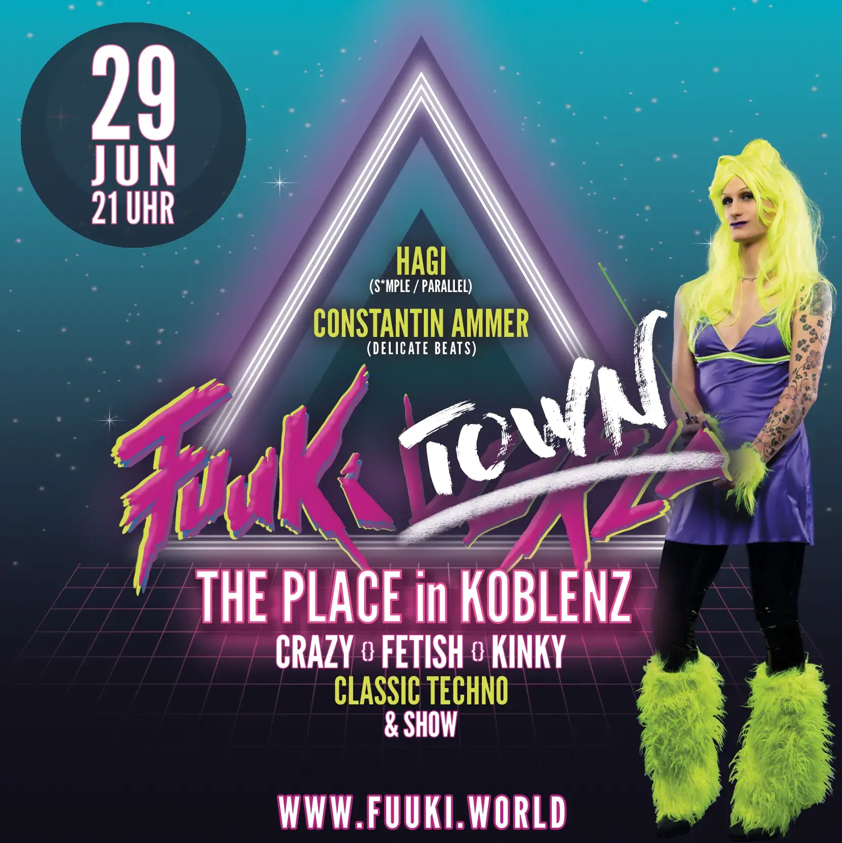 Fuukitown Opening Koblenz Flyer Front (online) Joyclub Spezialwünsche Kopie